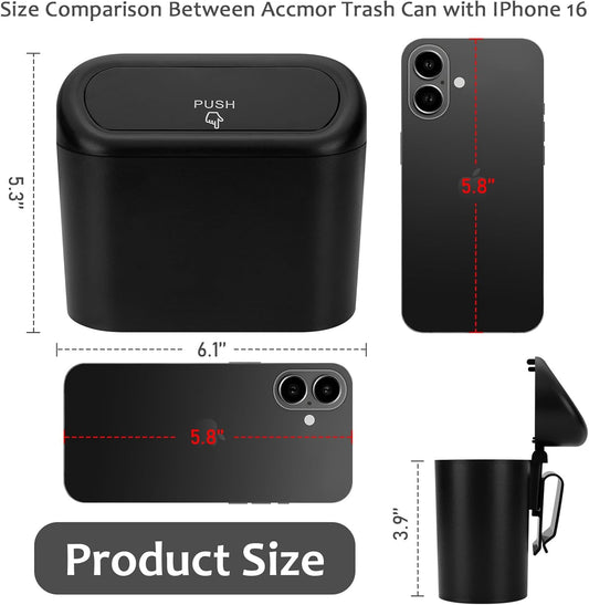 Coș de Gunoi Auto Compact